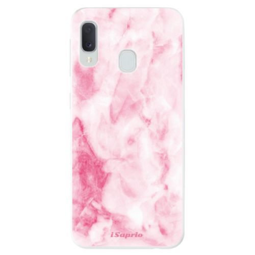 Odolné silikónové puzdro iSaprio - RoseMarble 16 - Samsung Galaxy A20e