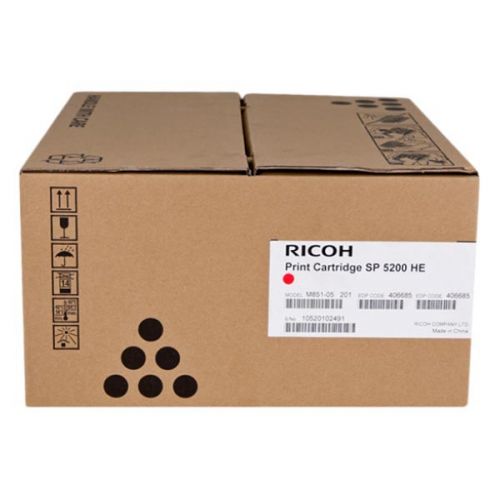 Ricoh originál toner 406685, 821229, black, 25000str., Ricoh SP5200HC, SP5200DN