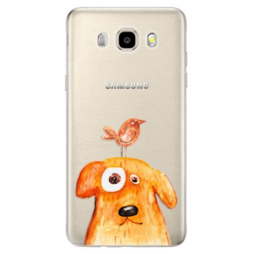 Odolné silikónové puzdro iSaprio - Dog And Bird - Samsung Galaxy J5 2016