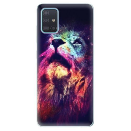 Odolné silikónové puzdro iSaprio - Lion in Colors - Samsung Galaxy A51