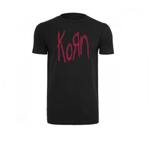 Korn - Tričko Logo Tee - Muž, Čierna, S