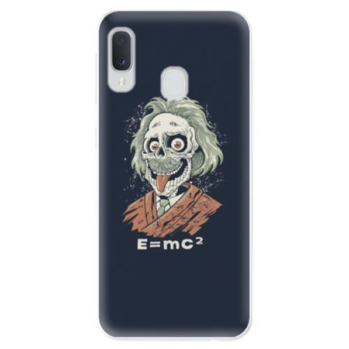 Odolné silikónové puzdro iSaprio - Einstein 01 - Samsung Galaxy A20e