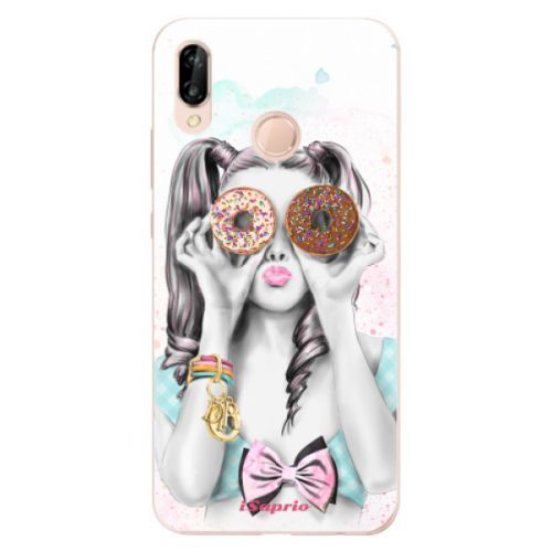 Odolné silikónové puzdro iSaprio - Donuts 10 - Huawei P20 Lite