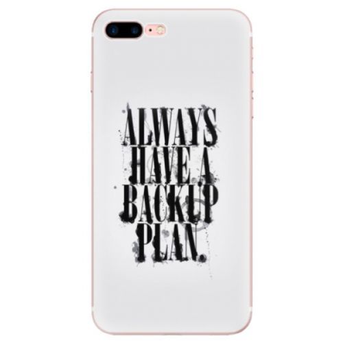 Odolné silikónové puzdro iSaprio - Backup Plan - iPhone 7 Plus