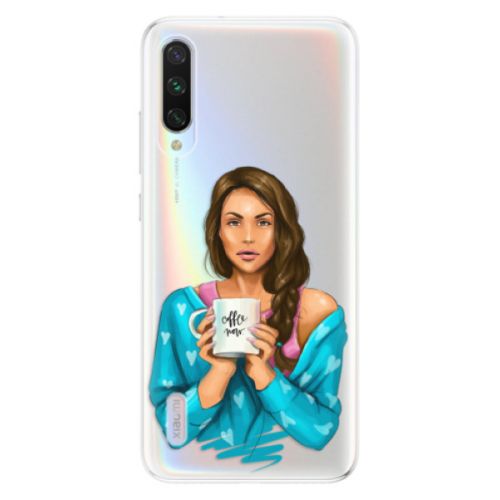 Odolné silikónové puzdro iSaprio - Coffe Now - Brunette - Xiaomi Mi A3