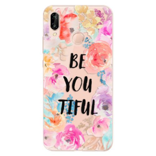 Odolné silikónové puzdro iSaprio - BeYouTiful - Huawei P20 Lite