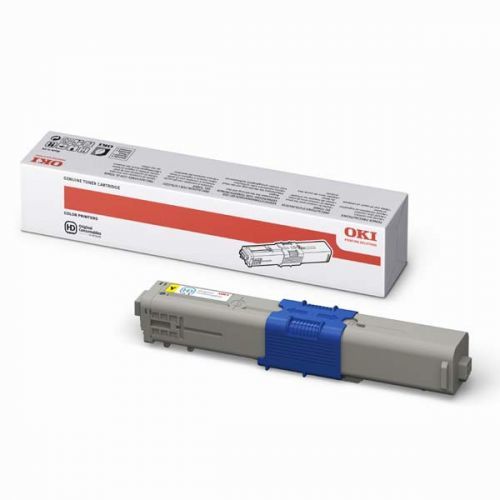 OKI originál toner 44469704, yellow, 2000str., OKI C310, C330, C510, 530