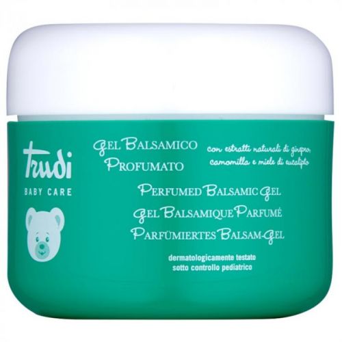 Trudi Baby Care detský gél pre uľahčenie dýchania s výťažkami z jalovca, harmančeka, eukalyptu a medu 70 ml