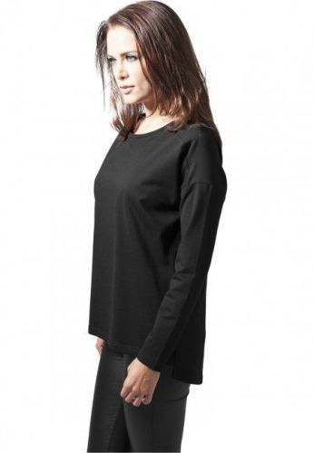 Urban Classics Ladies Oversize Chiffon Crew blk/blk - L