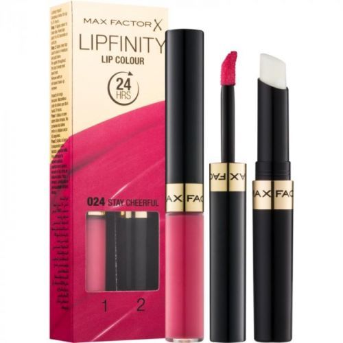 Max Factor Lipfinity dlhotrvajúci rúž s balzamom odtieň 024 Stay Cheerful