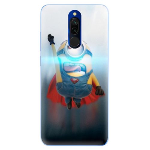 Odolné silikónové puzdro iSaprio - Mimons Superman 02 - Xiaomi Redmi 8
