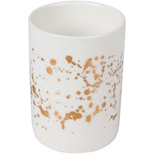 Hrnček Skylight pr. 6,5 cm výš. 9 cm bielo-žltý