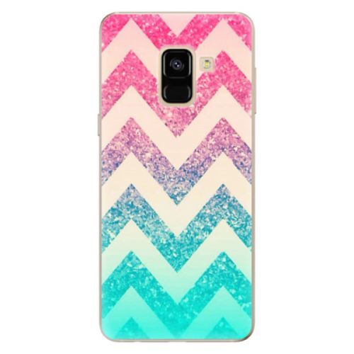 Odolné silikónové puzdro iSaprio - Zig-Zag - Samsung Galaxy A8 2018