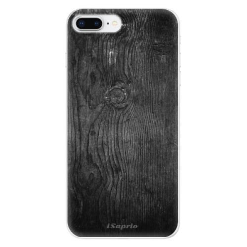 Odolné silikónové puzdro iSaprio - Black Wood 13 - iPhone 8 Plus