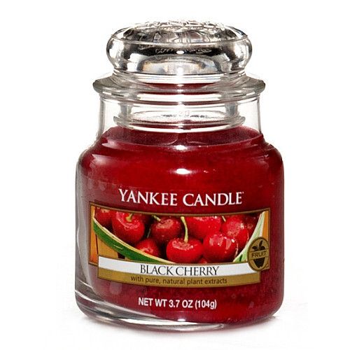 Yankee Candle Vonná sviečka Classic malá Zrelé čerešne (Black Cherry) 104 g