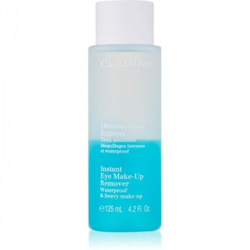 Clarins Cleansers odličovač vodeodolného make-upu pre citlivé oči 125 ml