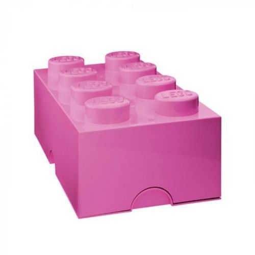 Tmavoružový úložný box LEGO®