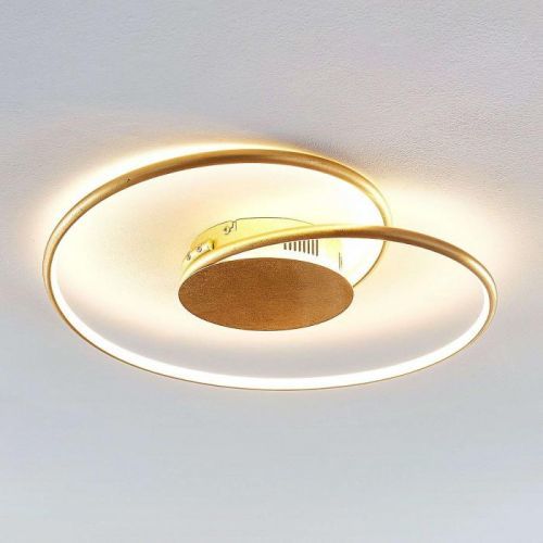 Lindby Joline stropné LED svietidlo, zlaté, 45 cm