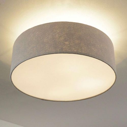 Stropné svietidlo Gala 50 cm plstené tienidlo sivé