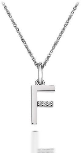 Hot Diamonds Prívesok Hot Diamonds Micro F Clasic DP406