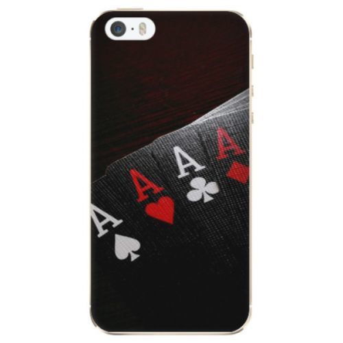 Odolné silikónové puzdro iSaprio - Poker - iPhone 5/5S/SE