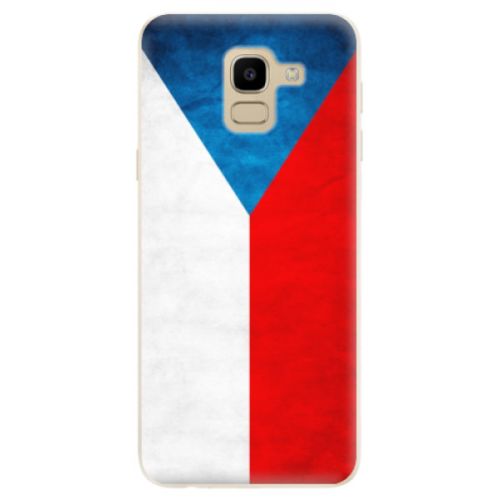Odolné silikónové puzdro iSaprio - Czech Flag - Samsung Galaxy J6