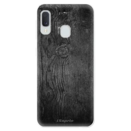Odolné silikónové puzdro iSaprio - Black Wood 13 - Samsung Galaxy A20e