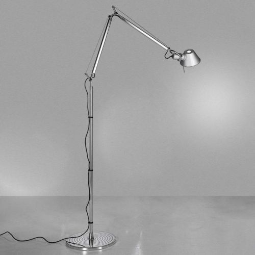 Stojaca lampa Artemide Tolomeo E27 hliník