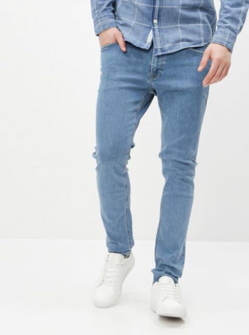 Modré skinny fit rifle Jack & Jones Liam
