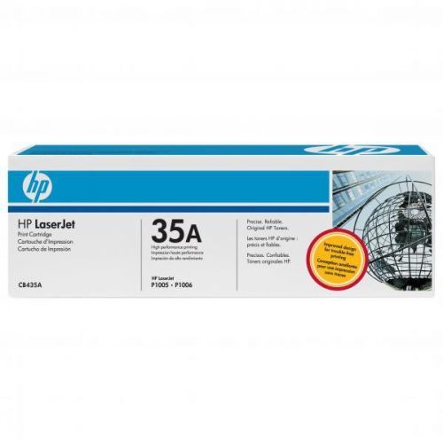 HP originál toner CB435A, black, 1500str., HP 35A, HP LaserJet P1005, 1006
