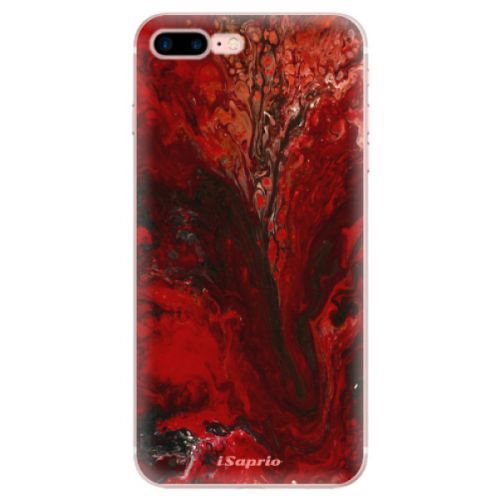 Odolné silikónové puzdro iSaprio - RedMarble 17 - iPhone 7 Plus