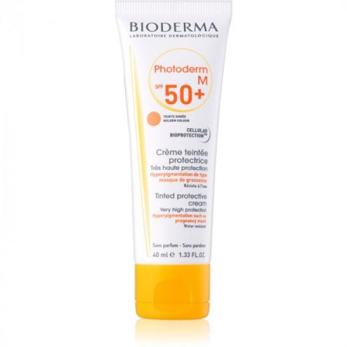 Bioderma Photoderm M ochranný tónovací krém proti pigmentovým škvrnám SPF 50+ odtieň Golden 40 ml