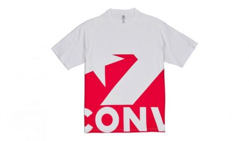 Converse M Star Chevron Icon Remix Tee červené 10018381-A02