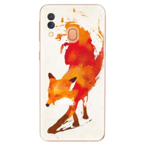 Odolné silikónové puzdro iSaprio - Fast Fox - Samsung Galaxy A40