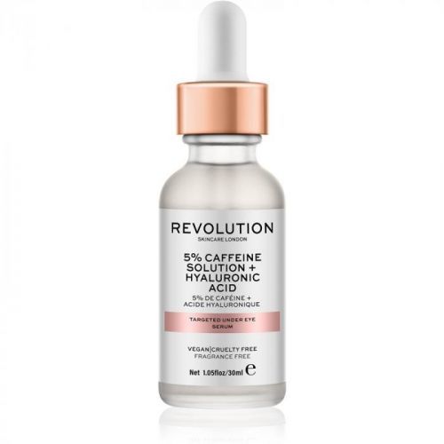 Revolution Skincare 5% Caffeine solution + Hyaluronic Acid sérum na očné okolie 30 ml