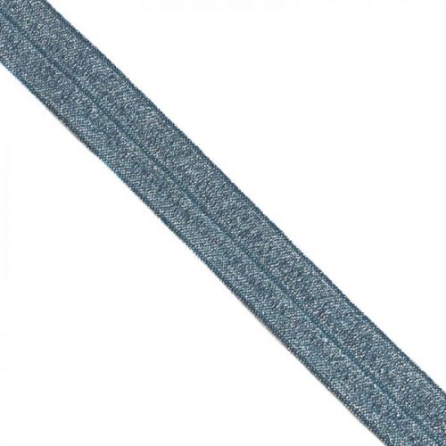 Lemovacia guma glitter 20 mm dark blue