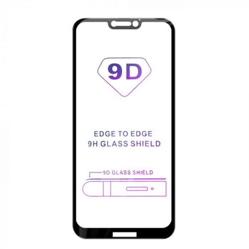 Tvrdené sklo iSaprio 9D BLACK pre Huawei P20 Lite