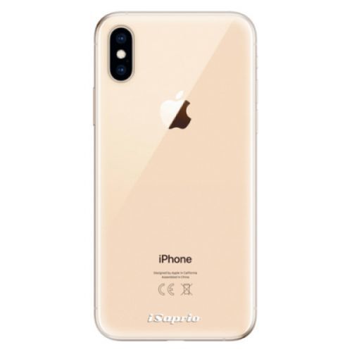 Odolné silikónové puzdro iSaprio - 4Pure - mléčný bez potisku - iPhone XS
