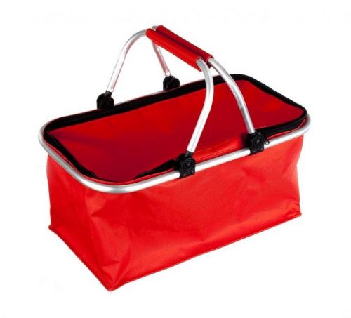 Kempingový košík, červený