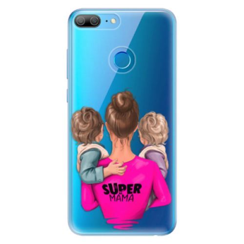 Odolné silikónové puzdro iSaprio - Super Mama - Two Boys - Huawei Honor 9 Lite