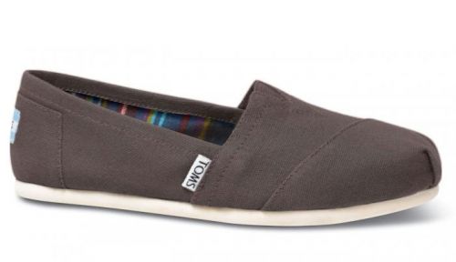Toms Alpargatas Ash Canvas šedé 10000871