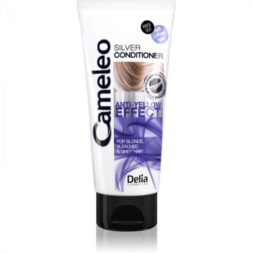 Delia Cosmetics Cameleo Silver kondicionér pre blond a šedivé vlasy neutralizujúci žlté tóny 200 ml