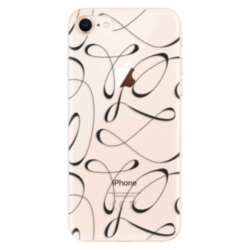 Odolné silikónové puzdro iSaprio - Fancy - black - iPhone 8
