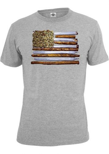 Mr. Tee STATES OF WEED T-Shirt h.grey - XS