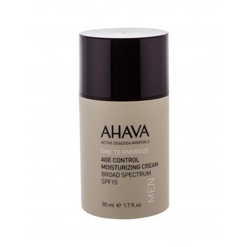 AHAVA Men Time To Energize SPF15 50 ml denný pleťový krém M na veľmi suchú pleť; na dehydratovanu pleť; proti vráskam; s ochranným faktorom SPF