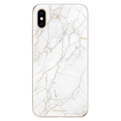 Odolné silikónové puzdro iSaprio - GoldMarble 13 - iPhone XS