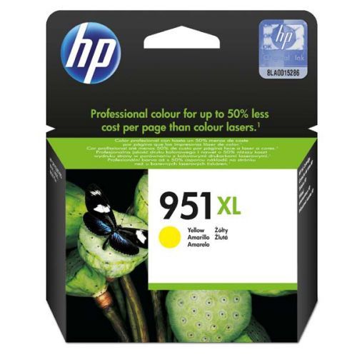 HP originál ink CN048AE, HP 951XL, yellow, 1500str., 17ml, HP Officejet Pro 276dw, 8100 ePrinter,8620