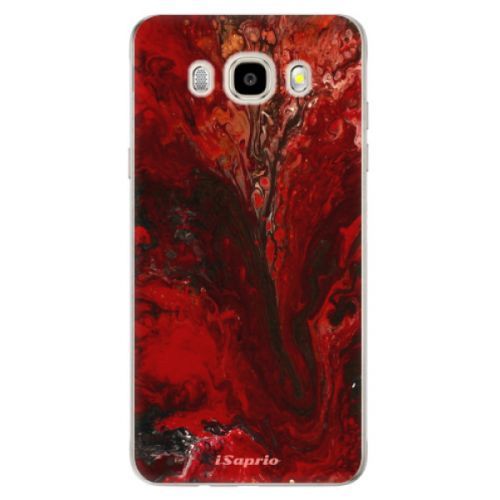 Odolné silikónové puzdro iSaprio - RedMarble 17 - Samsung Galaxy J5 2016