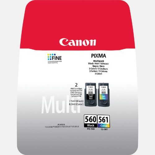 Canon originál ink PG560/CL561 multipack, black/color, 3713C006, Canon Pixma TS5350