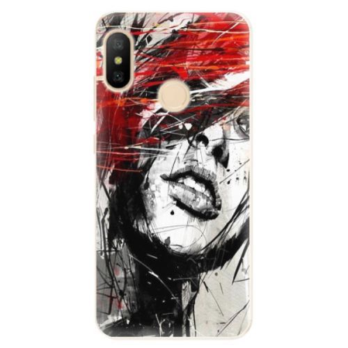 Odolné silikónové puzdro iSaprio - Sketch Face - Xiaomi Mi A2 Lite